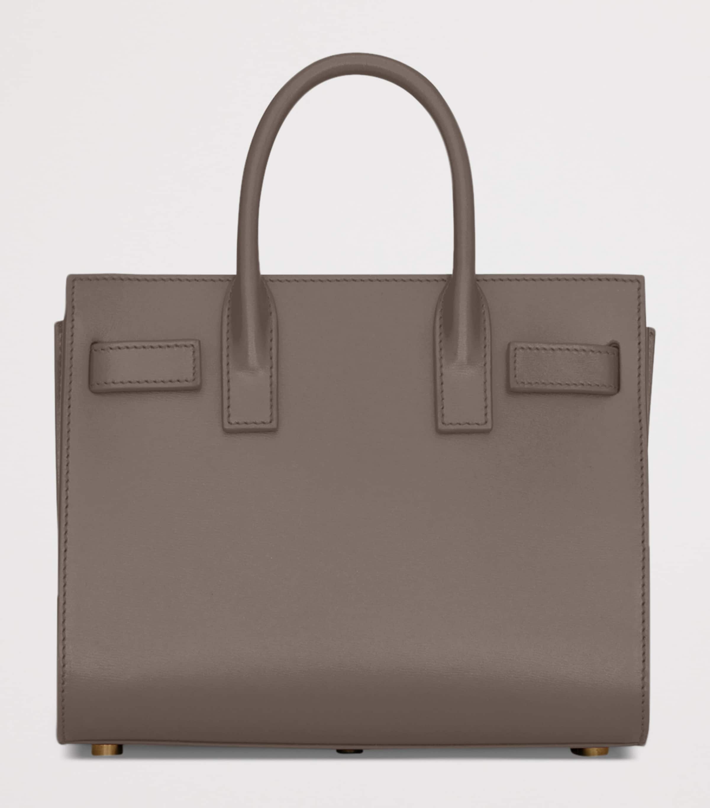 Grey Nano Sac de Jour Tote Bag