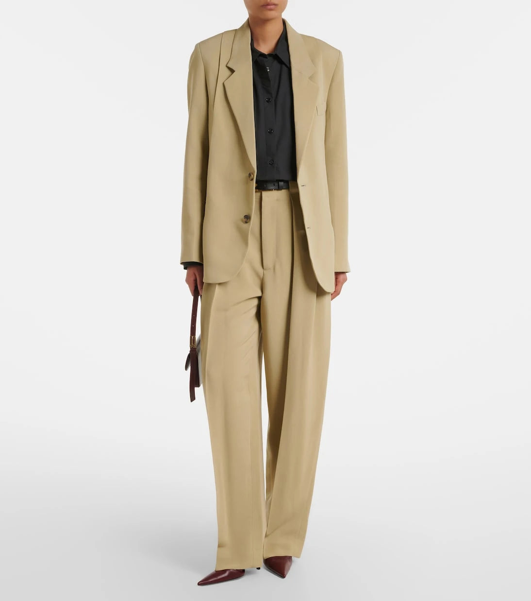 Victoria Beckham - Pleated tapered pants