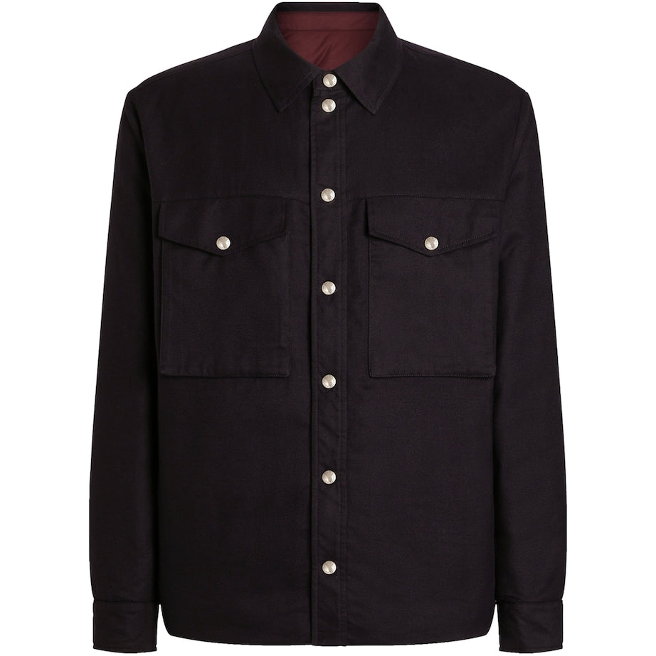 Dolce & Gabbana Multi Cotton-Blend Reversible Shirt Jacket