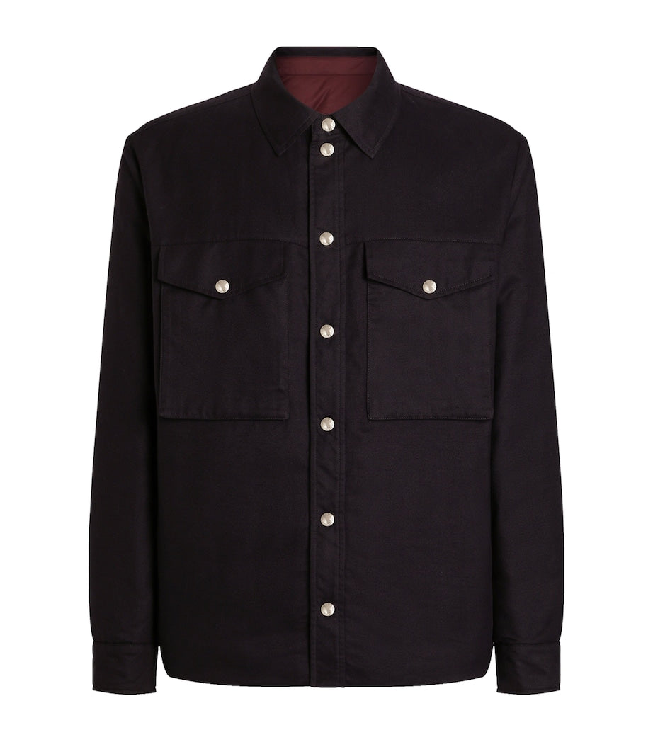 Dolce & Gabbana Multi Cotton-Blend Reversible Shirt Jacket