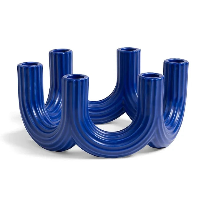 Dekoratif mumluk &k amsterdam churros blue 11 cm