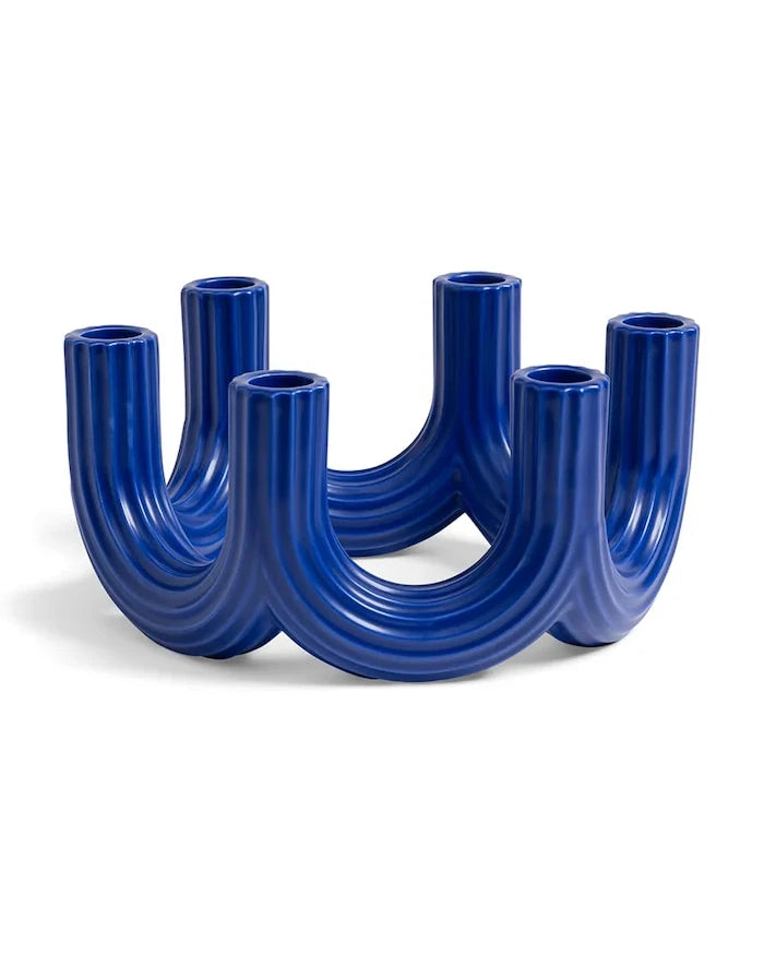 Dekoratif mumluk &k amsterdam churros blue 11 cm