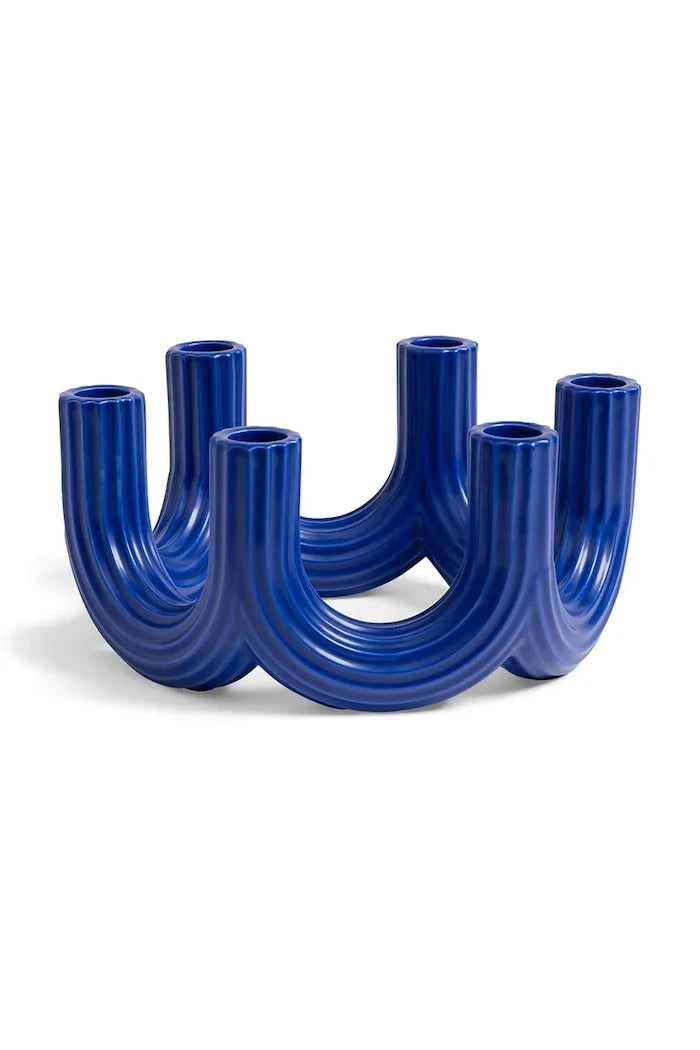 Dekoratif mumluk &k amsterdam churros blue 11 cm