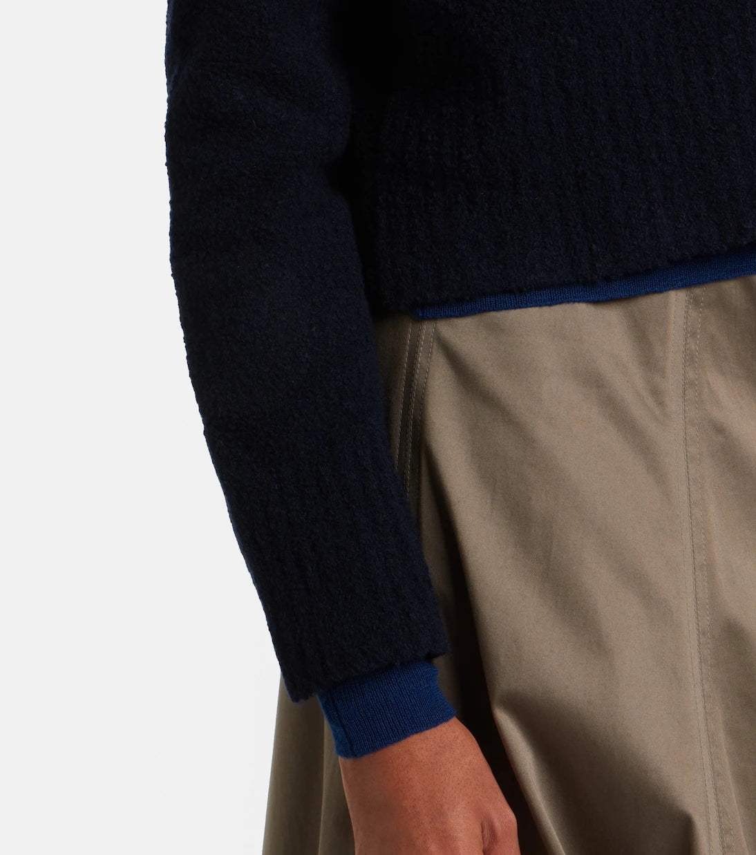 Altuzarra - Harris cropped wool-blend cardigan