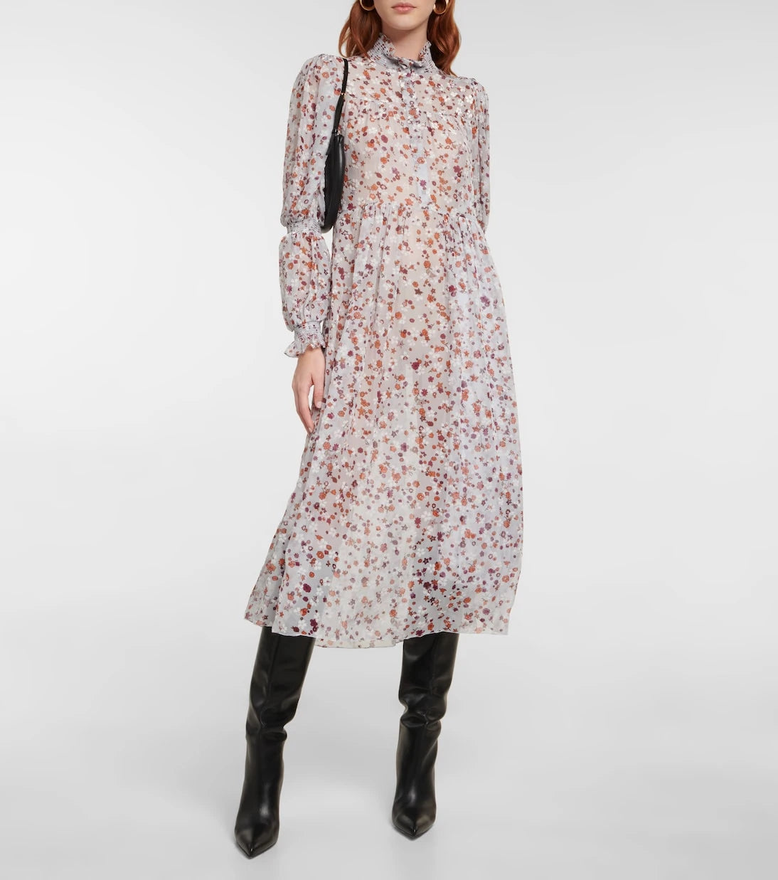 Dorothee Schumacher - Drapy Softness printed midi dress