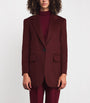 Red Camelwool Single-Breasted Blazer