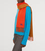 Orange Cashmere Reversible EKD Scarf