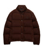 Brown Cotton Corduroy Puffer Jacket