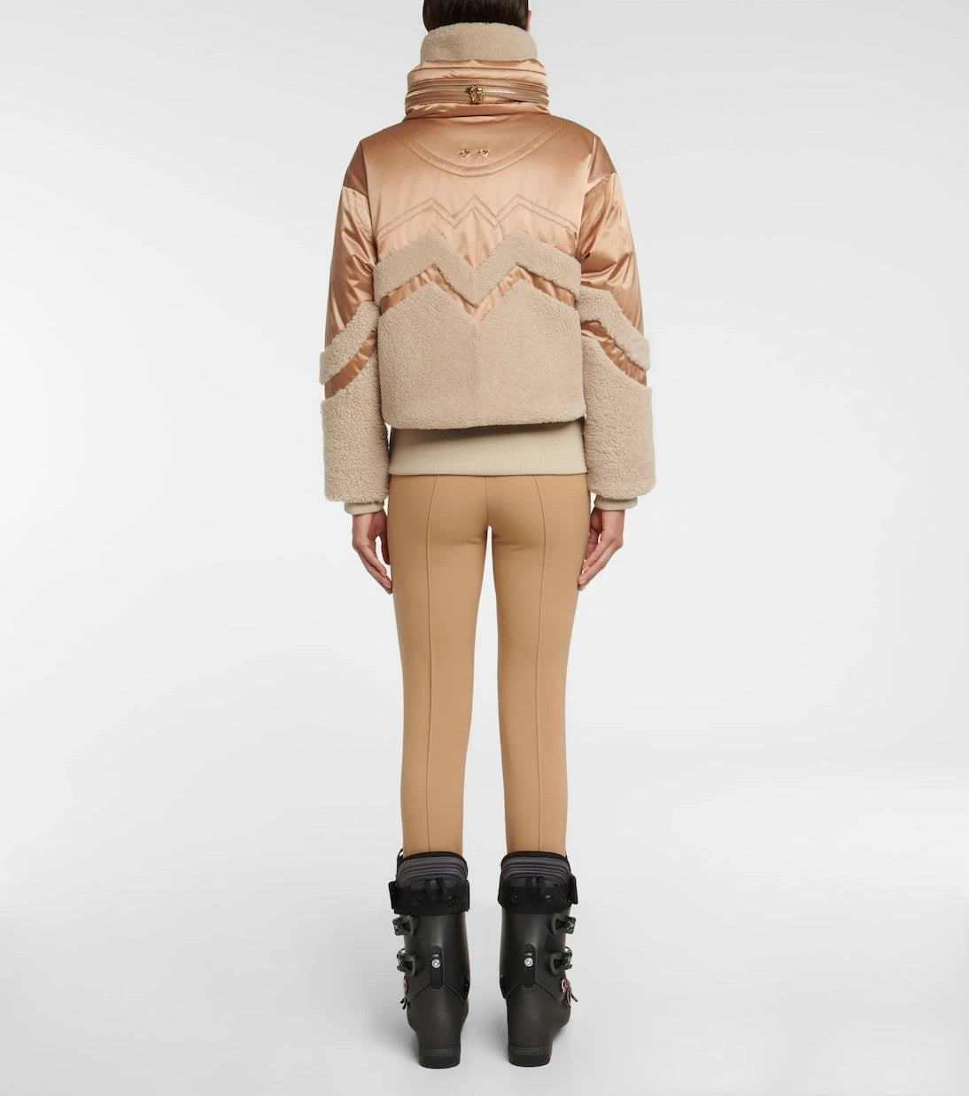Bogner - Milia shearling-paneled down ski jacket