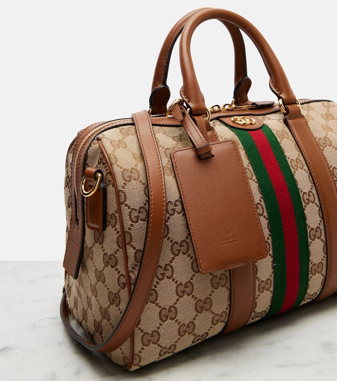 Gucci - حقيبة توتس أوفيديا متوسطة GG
