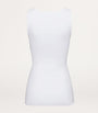 White Cotton Delight Tank Top