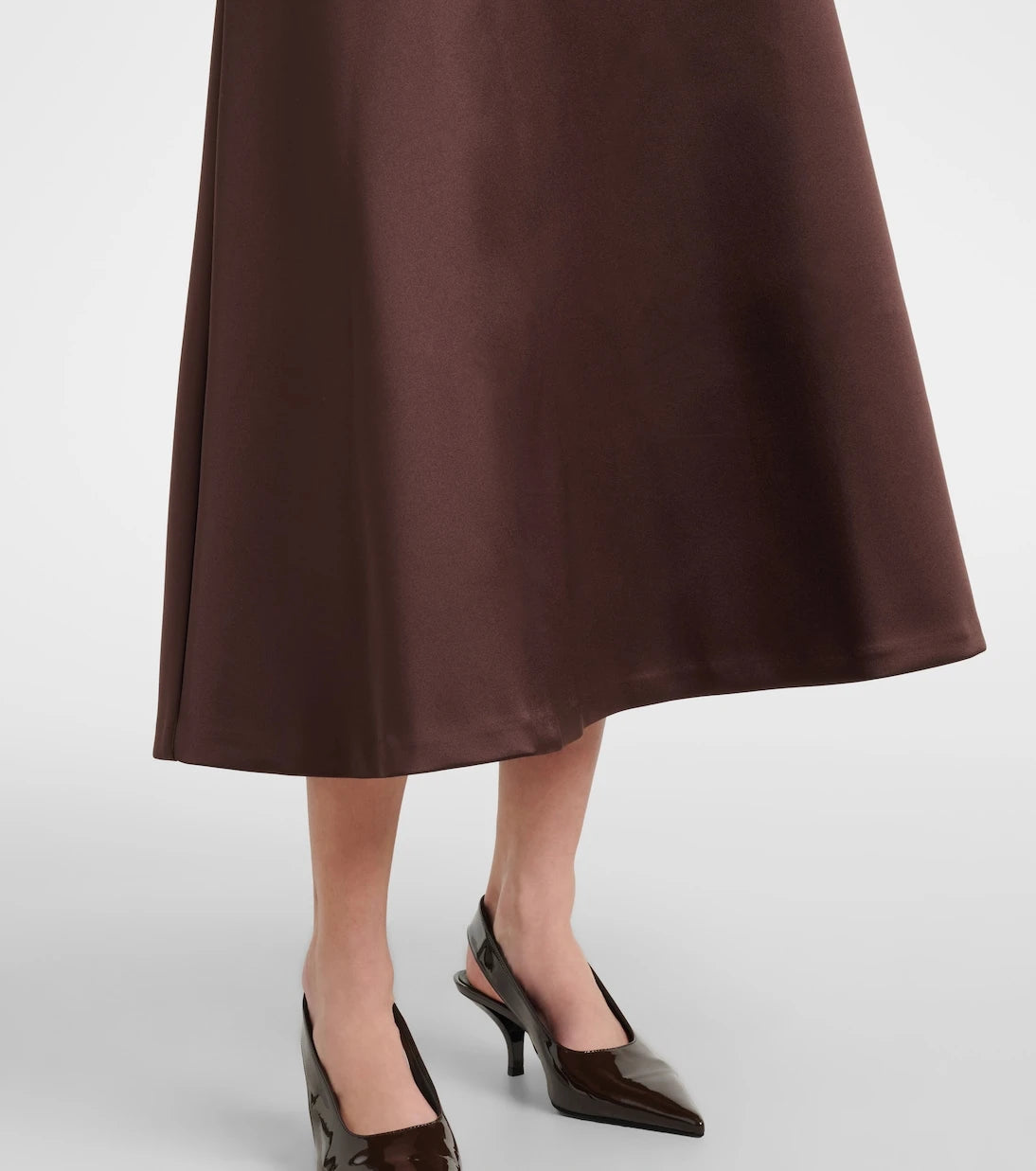 Róhe - Satin midi skirt