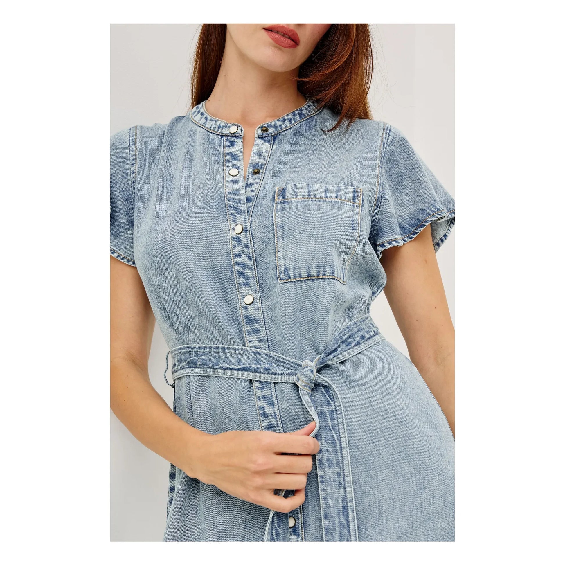 Rails - Kahlo dress | Denim blue