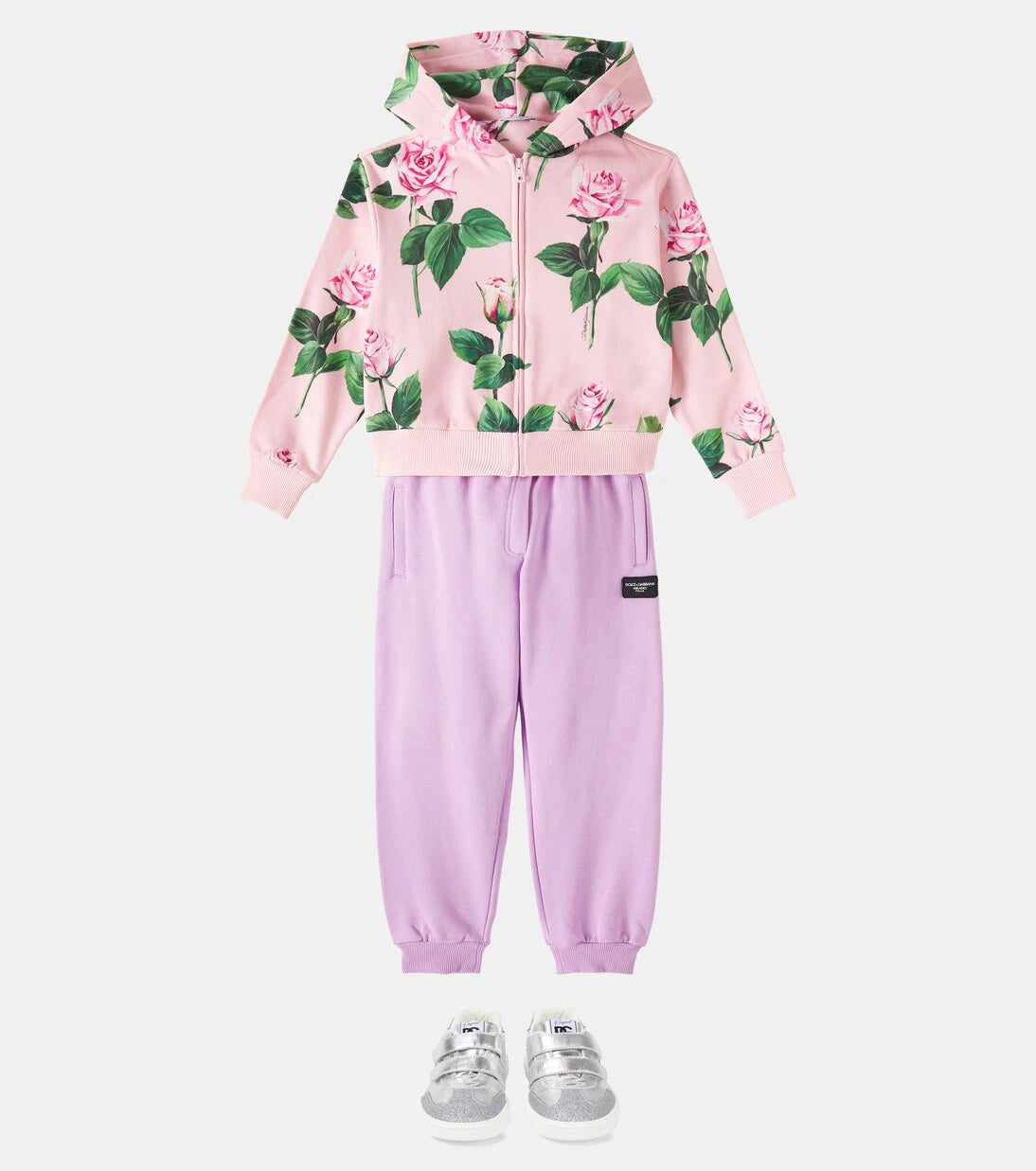 Dolce&Gabbana Kids - Logo cotton jersey sweatpants