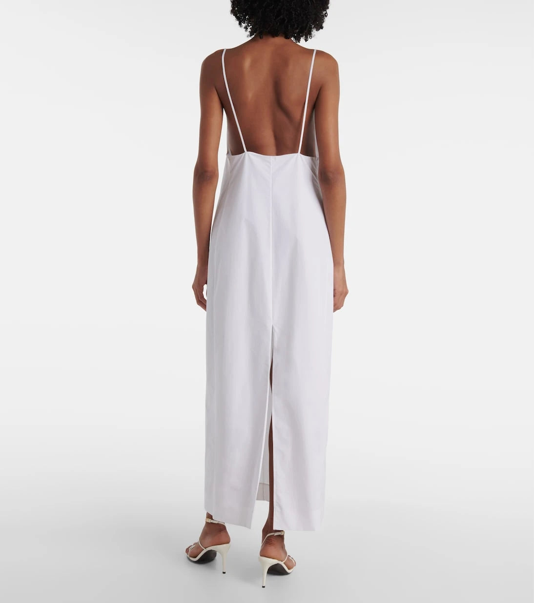 Khaite - Tulula silk poplin slip dress
