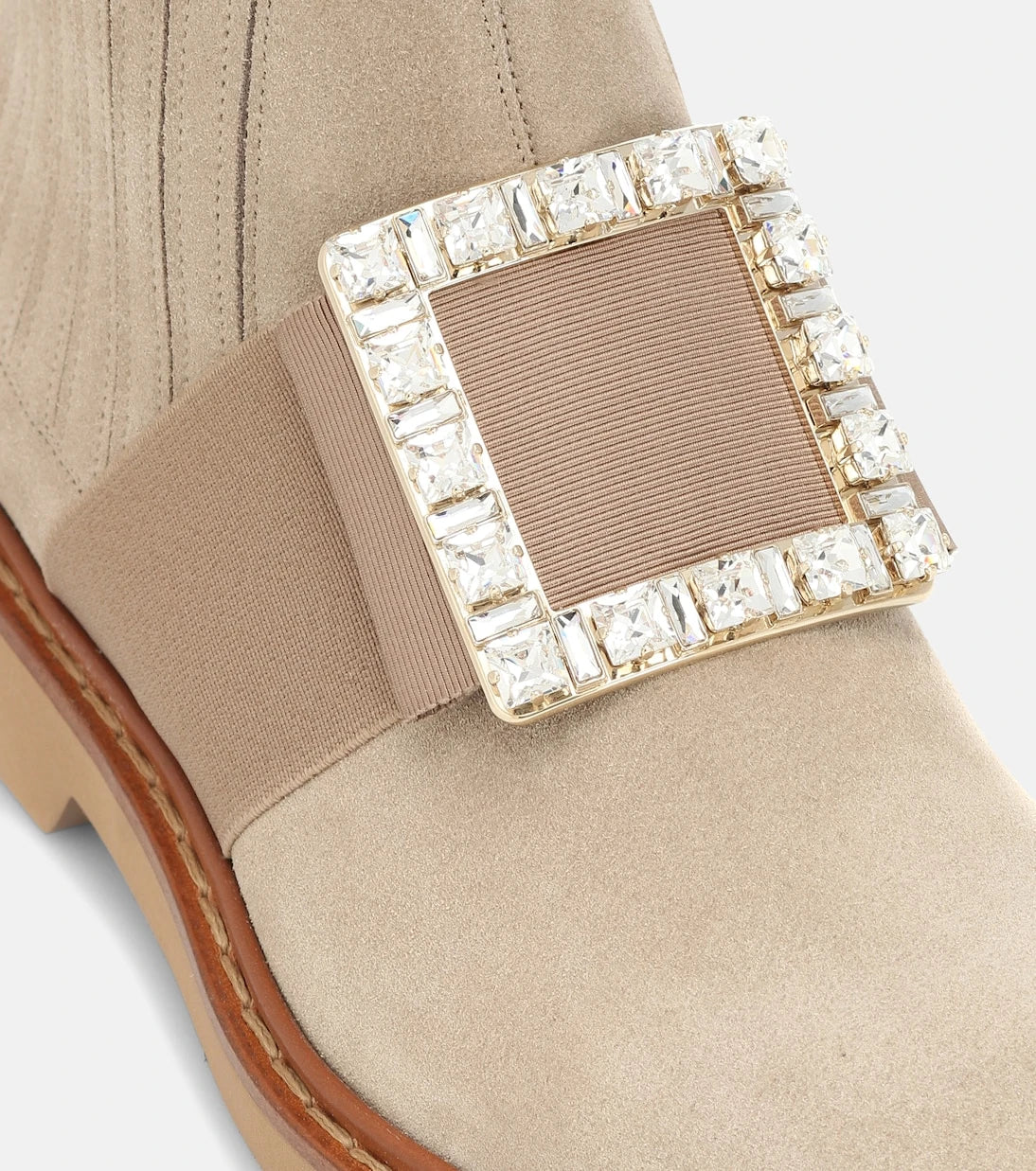Roger Vivier - حذاء الكاحل Viv’ Rangers من الشامواه