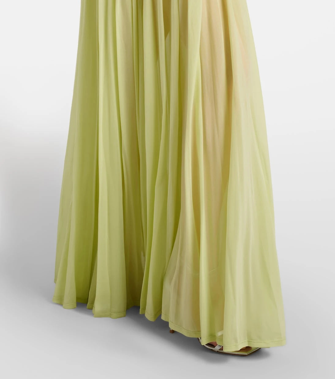 Simkhai - Sandrine gathered jersey bustier gown
