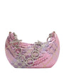 Pink Chainmail Shoulder Bag