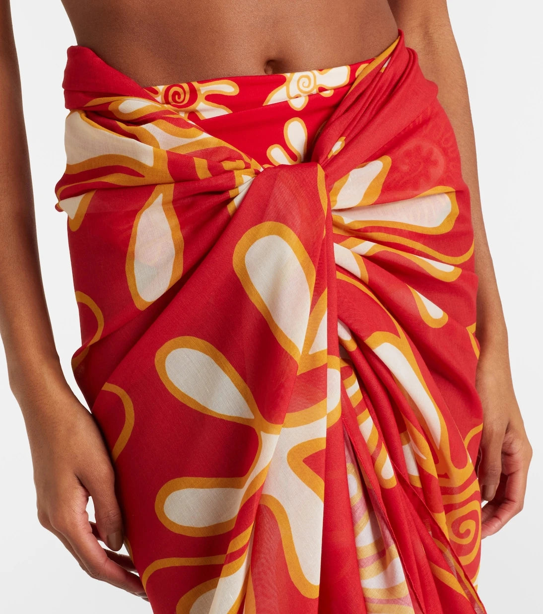 Cala de la Cruz - Luana printed beach cover-up