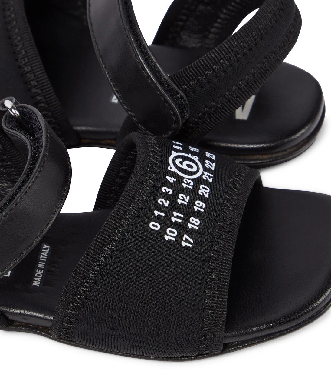 MM6 Maison Margiela Kids - Leather-trimmed sandals