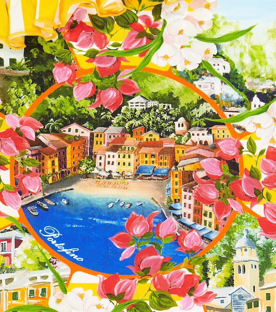 Dolce&Gabbana Kids - Portofino printed swimsuit
