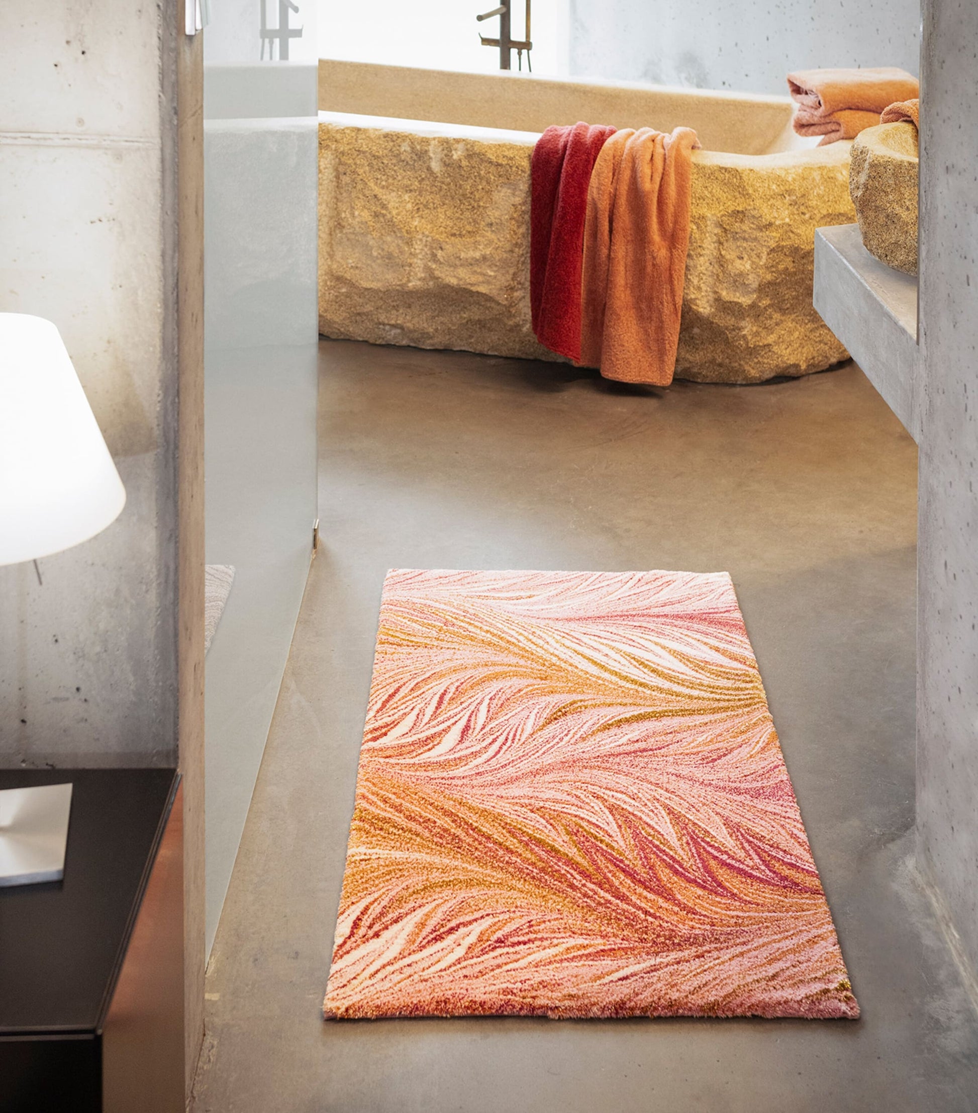 Abyss & Habidecor Egyptian Cotton-Blend Sissy Bath Mat (70cm x 120cm)