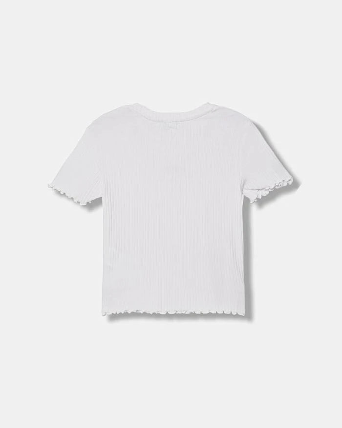 United Colors of Benetton çocuklar için pamuklu elastan basic tişört