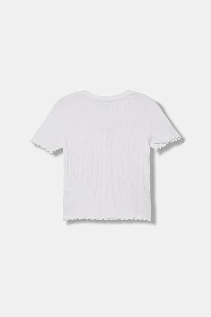 United Colors of Benetton çocuklar için pamuklu elastan basic tişört