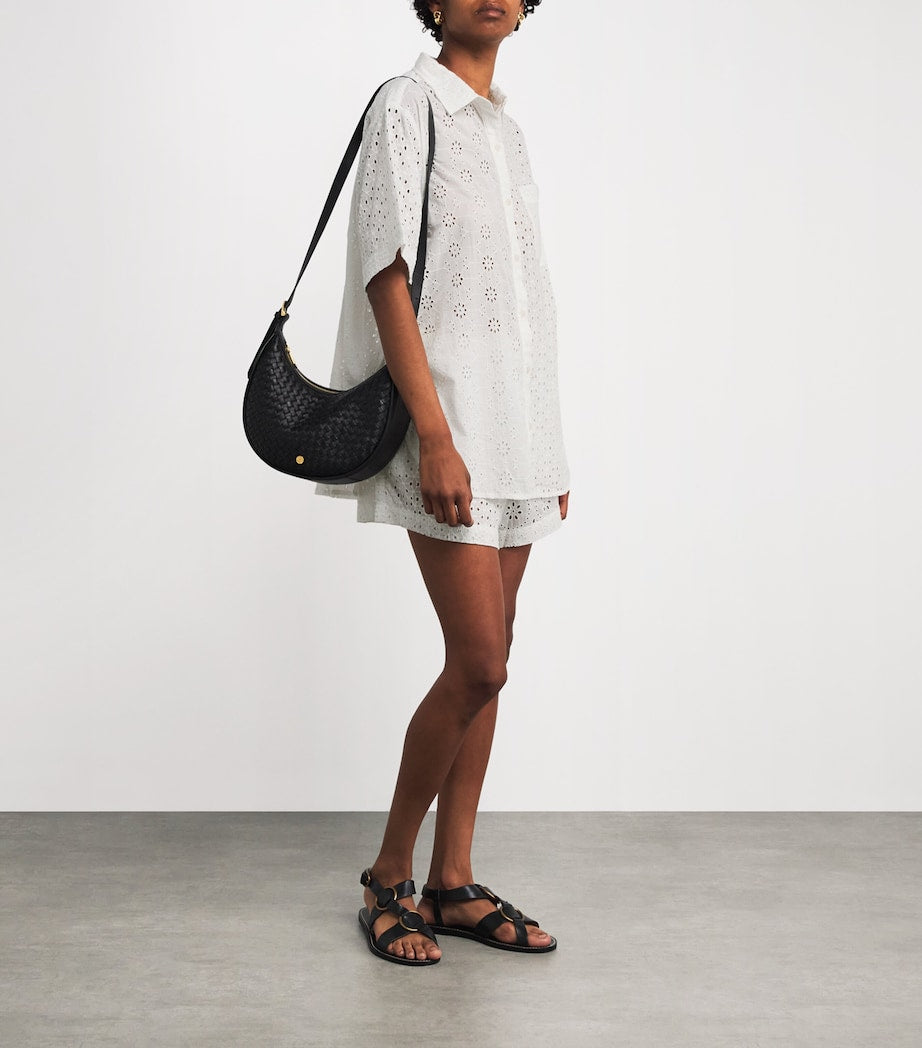 Polo Ralph Lauren Multi Broderie Anglaise Shirt and Shorts Set