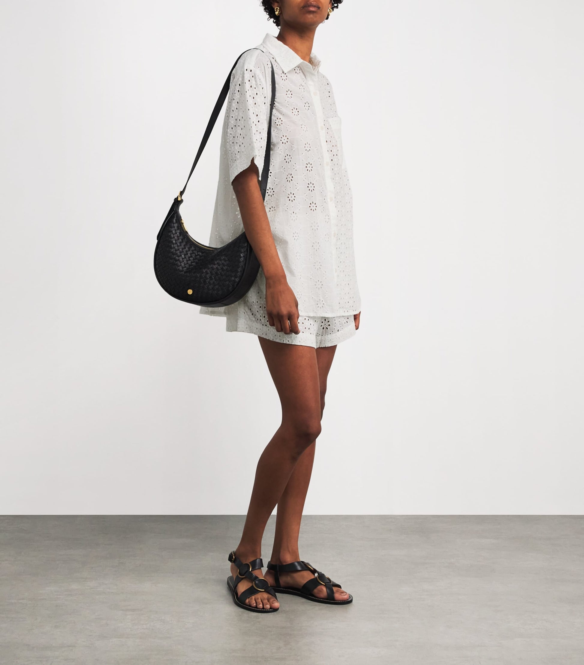 Polo Ralph Lauren Multi Broderie Anglaise Shirt and Shorts Set