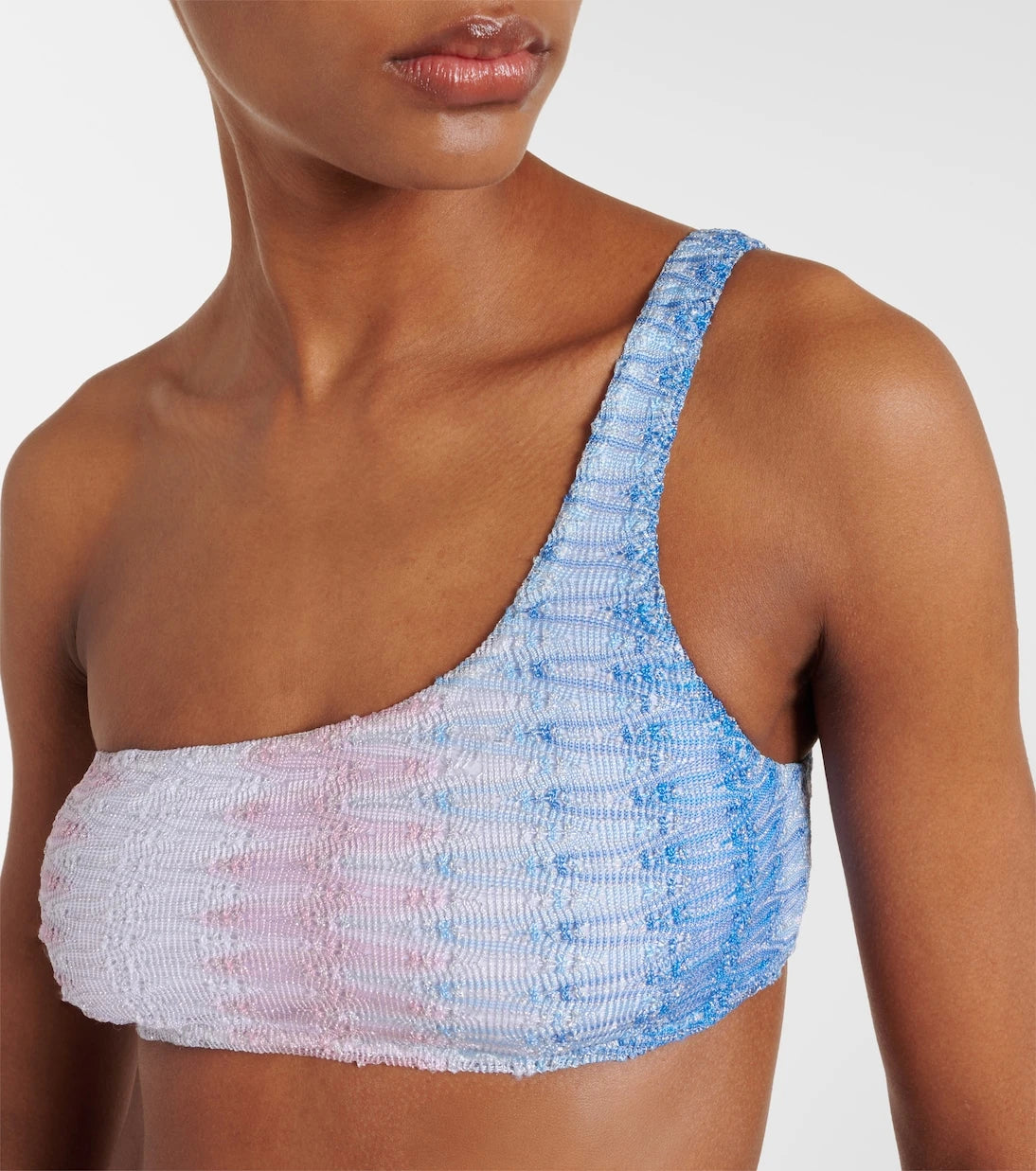 Missoni - بيكيني لاميه متدرج اللون ومخطط ومتعرج