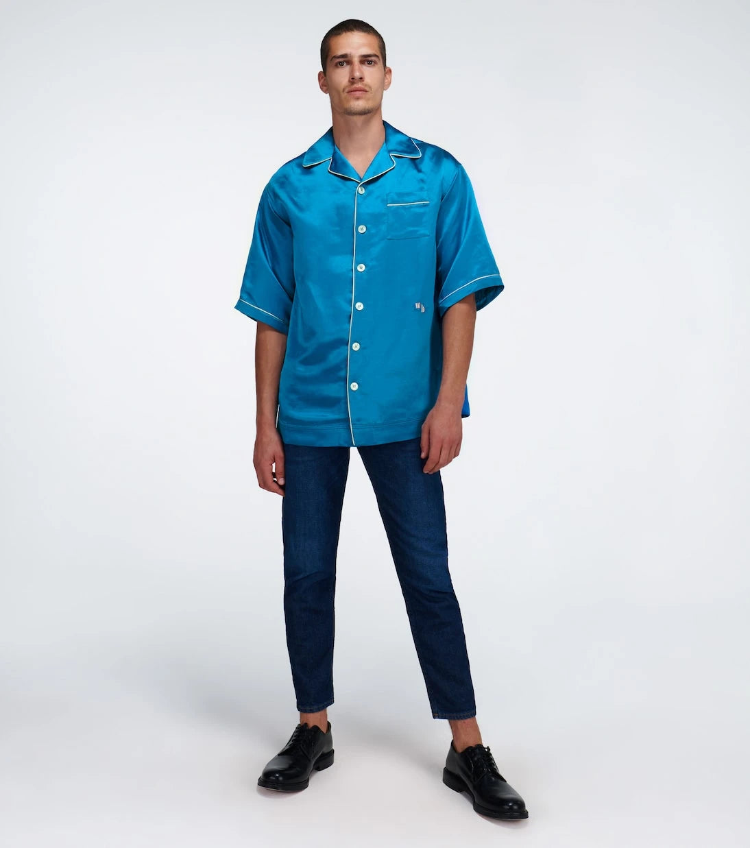 Wales Bonner - Short-sleeved pajama shirt