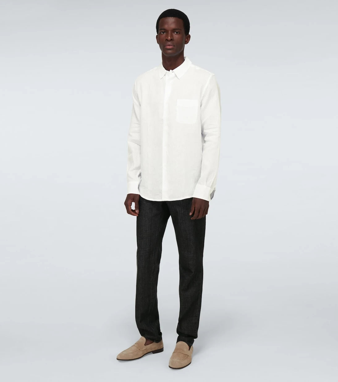 Derek Rose - Monaco linen shirt