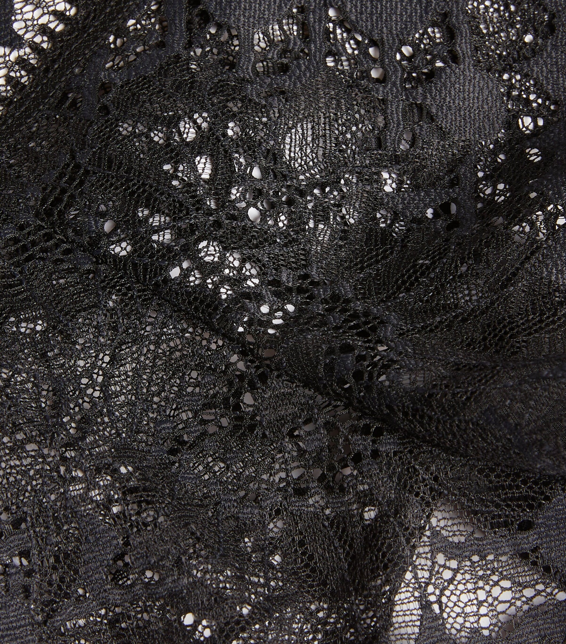 Chantelle Black Lace Floral Tanga