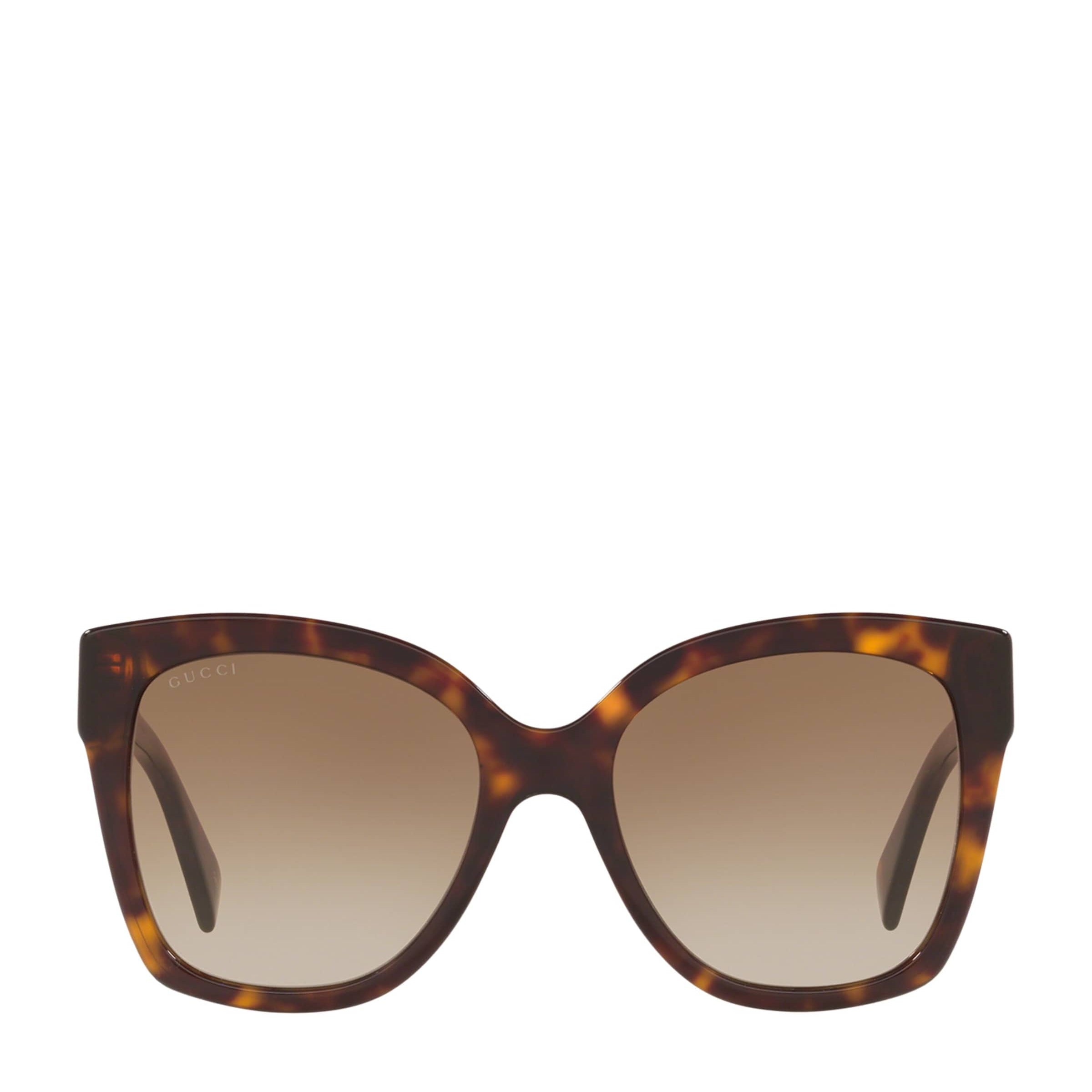 Brown Rectangular Tortoiseshell Sunglasses
