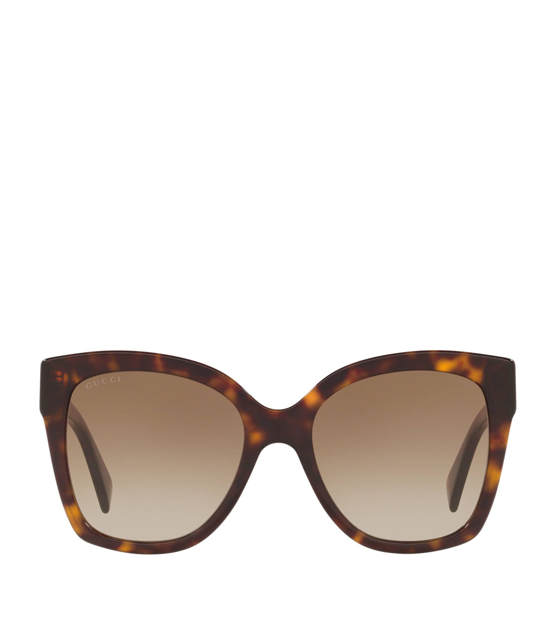 Brown Rectangular Tortoiseshell Sunglasses