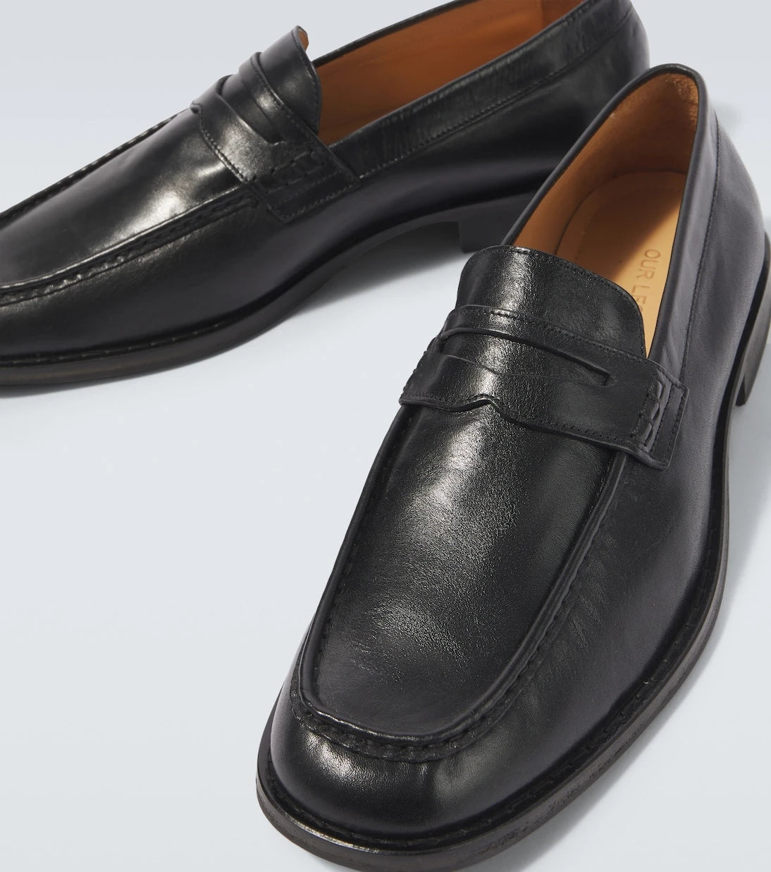 Our Legacy - Light leather penny loafers