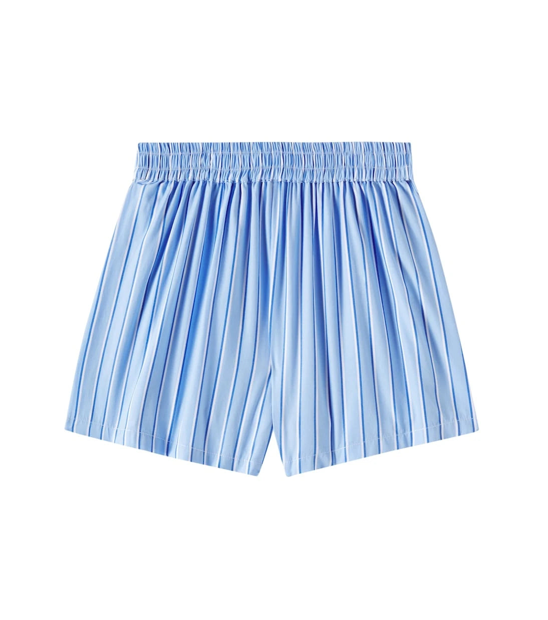 The New Society - Hebe striped cotton shorts