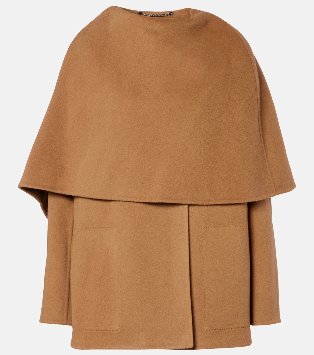 Altuzarra - معطف Dak بقصة كاب من مزيج الصوف