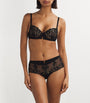 Simone Perele Black Lace Saga Half-Cup Bra