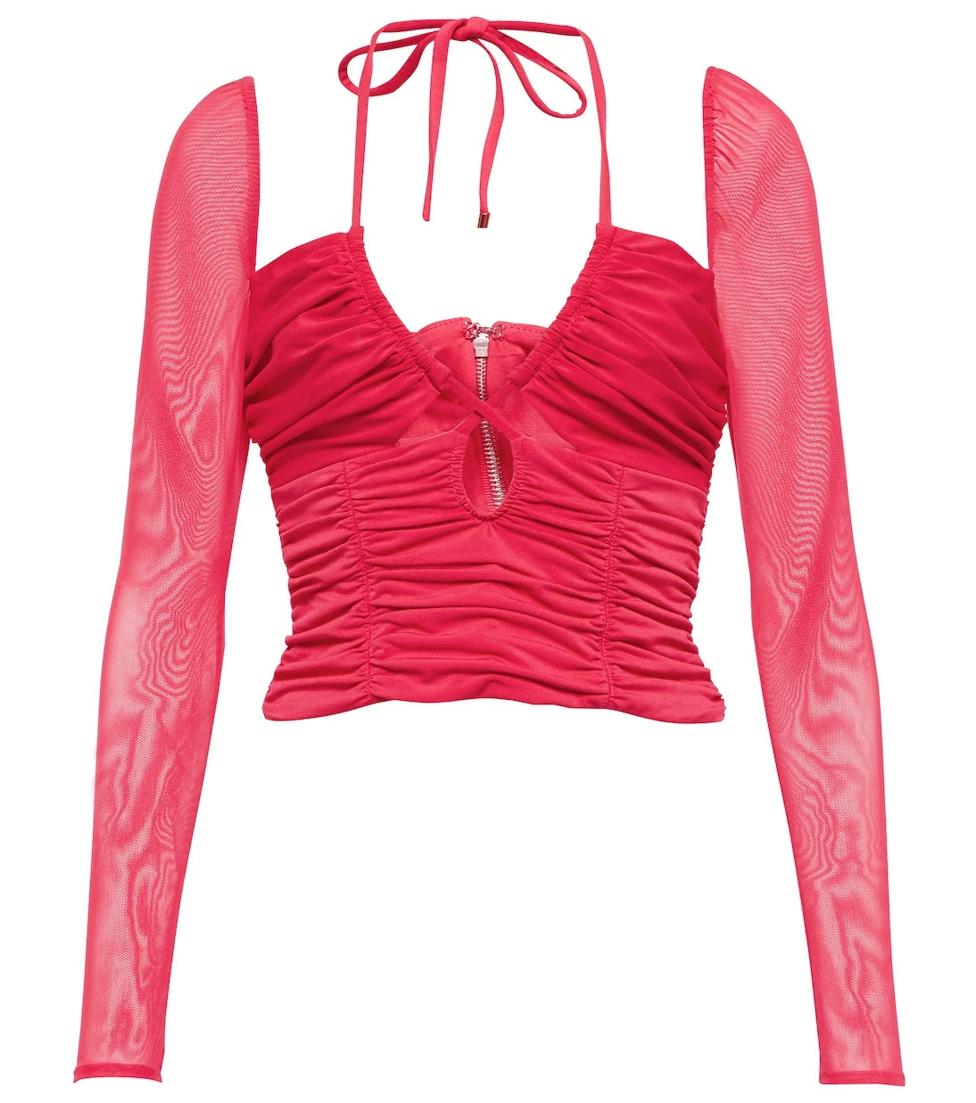 Self-Portrait - Stretch-jersey top