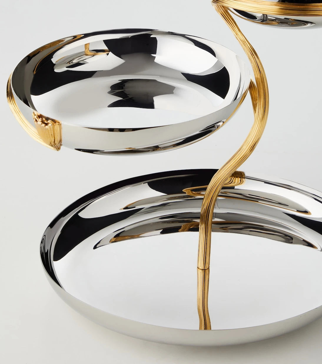 L'Objet - Deco Leaves Large serving stand