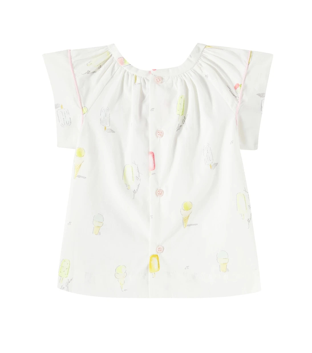 Bonpoint - Baby Alisia printed cotton poplin blouse
