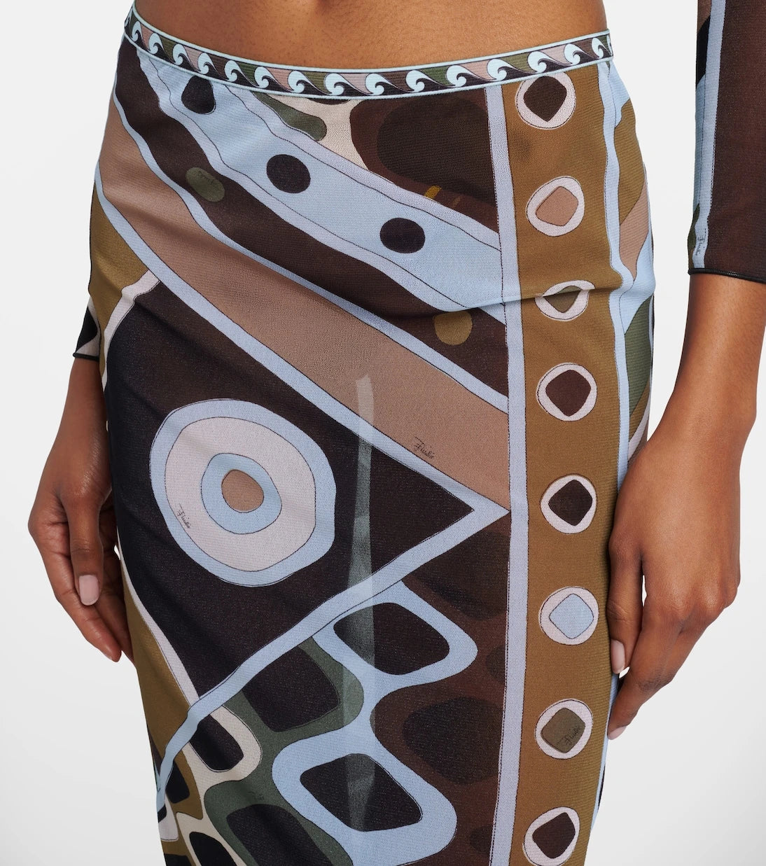 Pucci - Vivara tulle maxi skirt