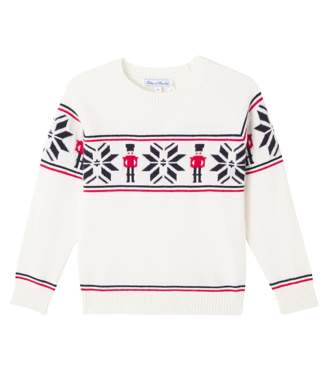 Tartine et Chocolat - Intarsia wool sweater