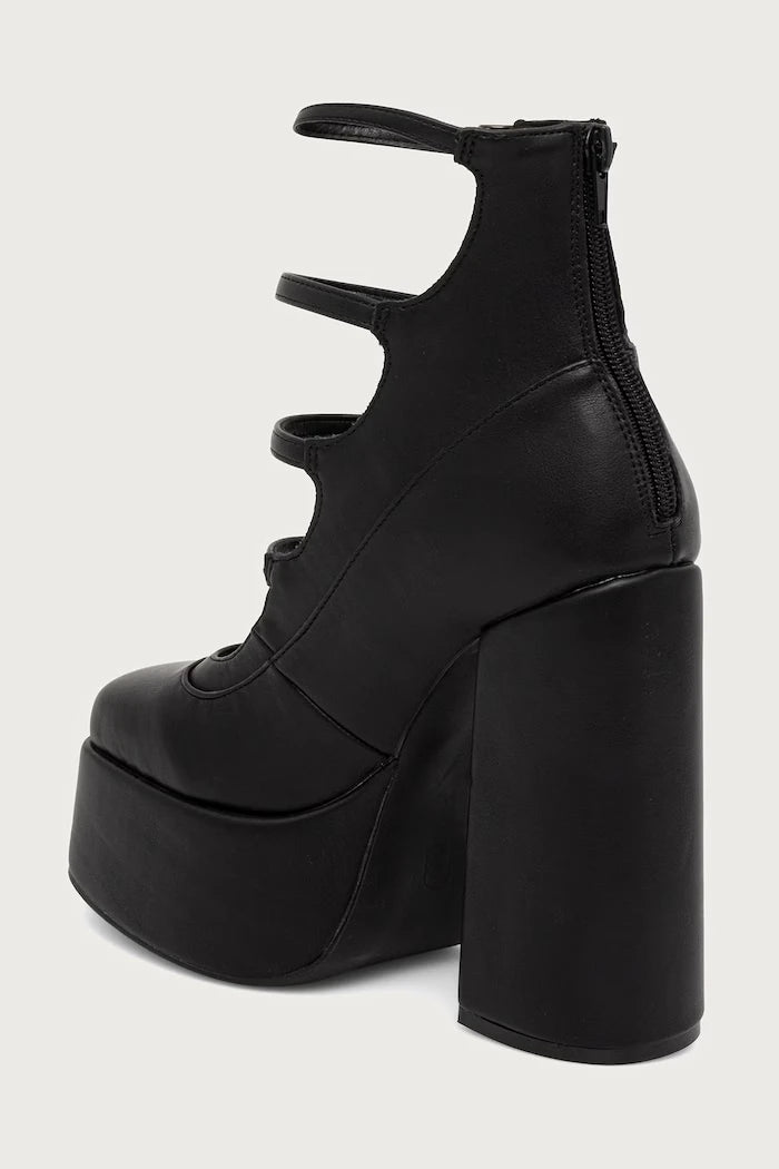 Koi Footwear Gurren Strappy Platform Kalın Topuklu Ayakkabı
