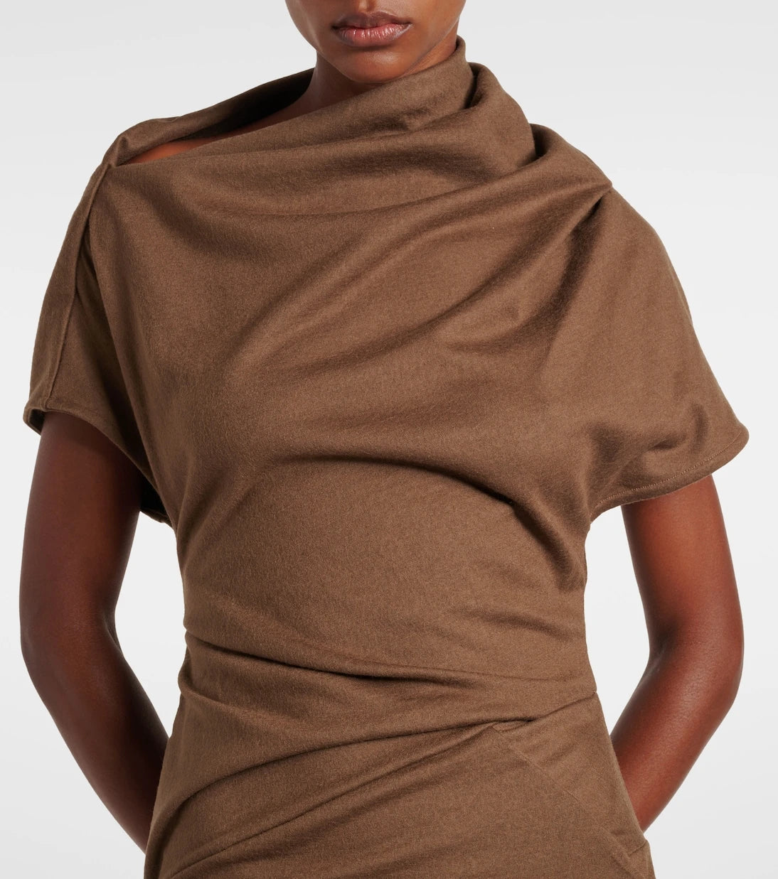 Entire Studios - Draped wool maxi dress