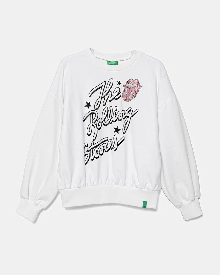 United Colors of Benetton Çocuk Pamuklu Sweatshirt