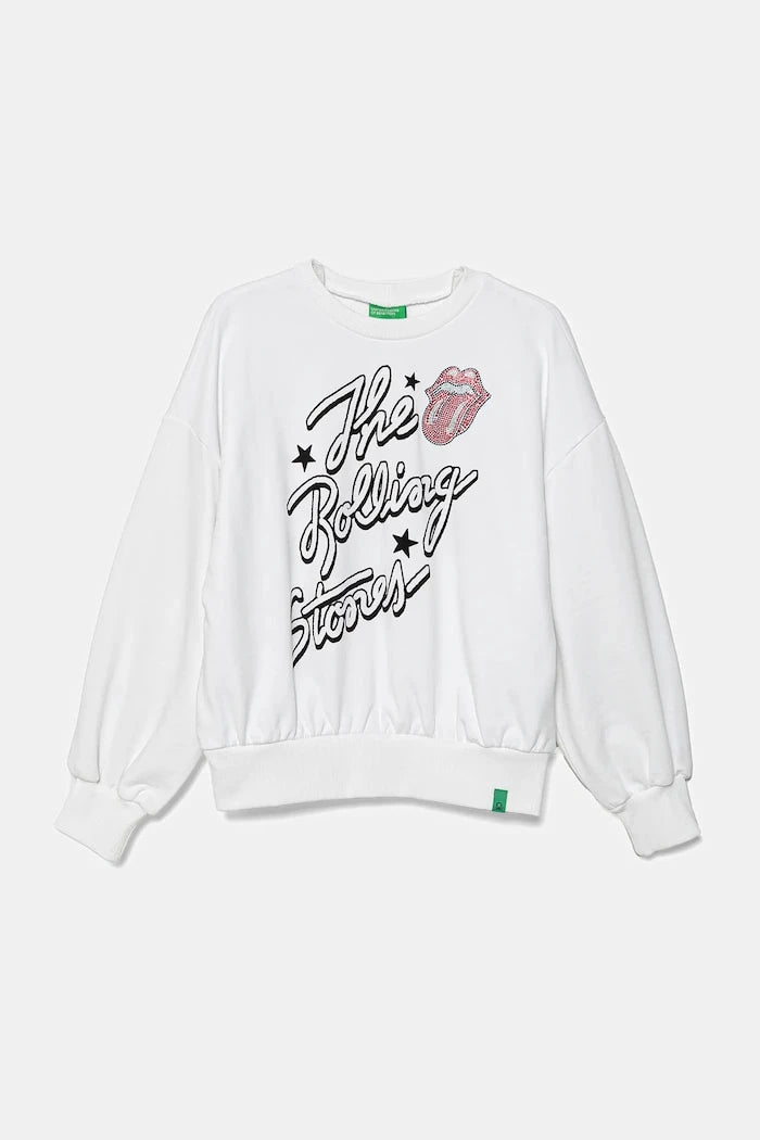 United Colors of Benetton Çocuk Pamuklu Sweatshirt