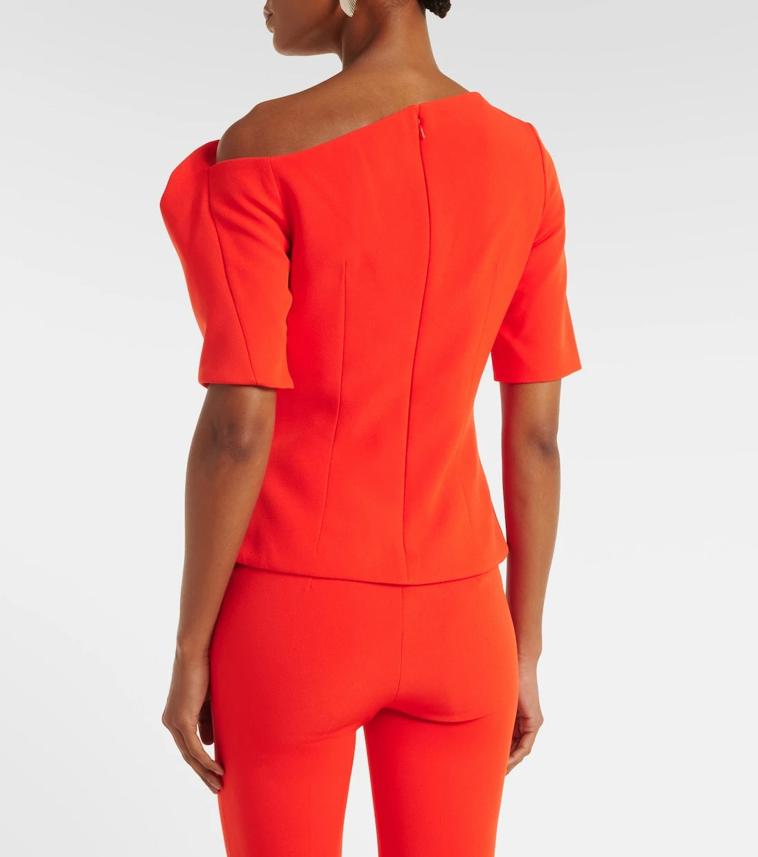 Safiyaa - Marley draped crêpe top